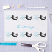 砂と海のビーチマーメイドサンダー_コーブ 薄葉紙 (クラフト)