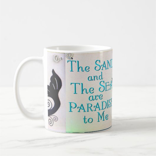砂と海の人魚のマグ コーヒーマグカップ (左)