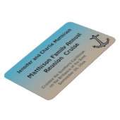 砂と海の暗いステートルームドアマーカー2 マグネット (左側)