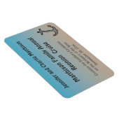 砂と海の暗いステートルームドアマーカー2 マグネット (右側)