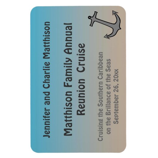 砂と海の暗いステートルームドアマーカー2 マグネット (縦)