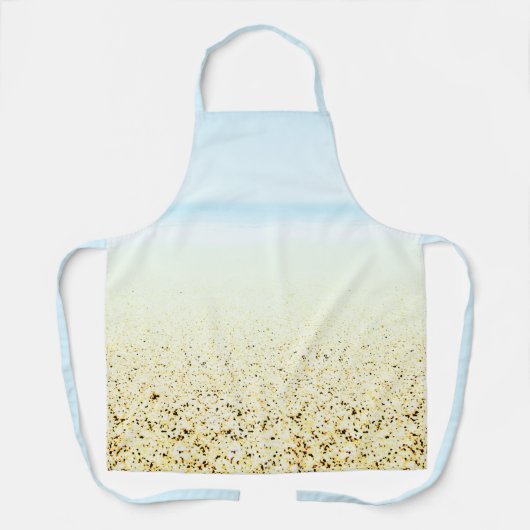 砂と海の穏やかな沿岸 エプロン (正面)