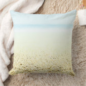 砂と海の穏やかな沿岸 クッション (ブランケット)