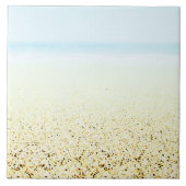 砂と海の穏やかな沿岸 タイル (正面)