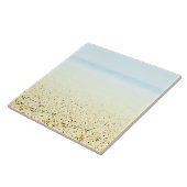 砂と海の穏やかな沿岸 タイル (側面)