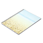 砂と海の穏やかな沿岸 ノートブック (左側)