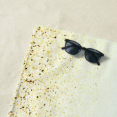 砂と海の穏やかな沿岸 ビーチタオル (インサイチュ)