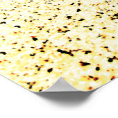 砂と海の穏やかな沿岸 ポスター (角)