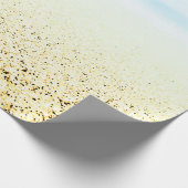 砂と海の穏やかな沿岸 ラッピングペーパー (角)