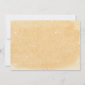 砂と海の貝殻/ビーチ結婚式 – 日付を保存 セーブザデート (裏面)