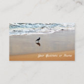 砂と海ビーチ 名刺 (正面)