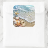 砂と海 スクエアシール (バッグ)