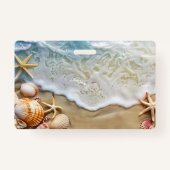 砂と海 バッジ (正面)