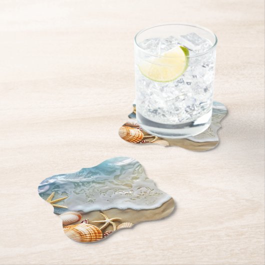 砂と海 ペーパーコースター (インサイチュ)