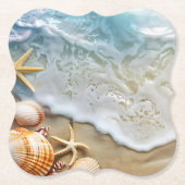 砂と海 ペーパーコースター (正面)