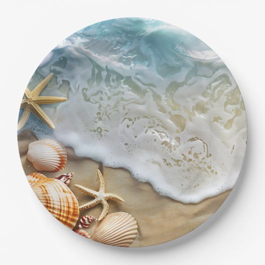 砂と海 ペーパープレート (正面)