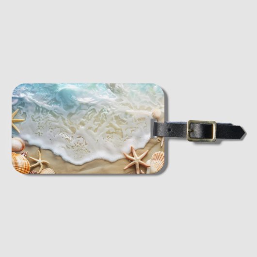 砂と海 ラゲッジタグ (正面横)