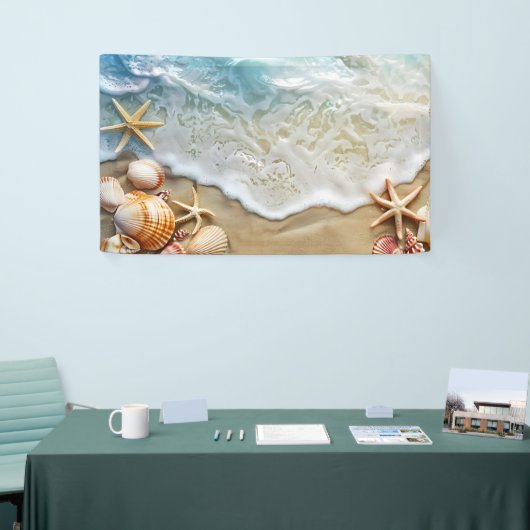 砂と海 横断幕 (トレードショー)