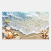 砂と海 長方形シール (正面)