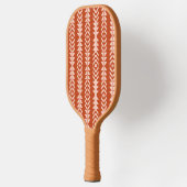 砂と粘土の幾何学的ボホデザイン ピックルボールラケット (左)