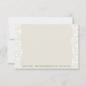 砂と緑の果実のノートカード サンキューカード (正面)