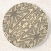 砂と自然トープ抽象芸術砂岩コースター コースター (正面)