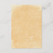 砂と貝殻/ビーチ結婚式情報カード エンクロージャーカード (裏面)