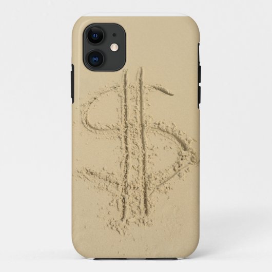 砂にド書ルサイン Case-Mate iPhoneケース (裏面)