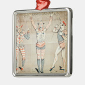 砂に付す5人の祝われたピエロ メタルオーナメント (左)