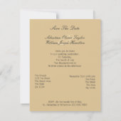 砂に描かれたゲイ レインボー ラブ ハート 招待状 (裏面)