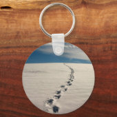 砂に足跡 キーホルダー (正面)