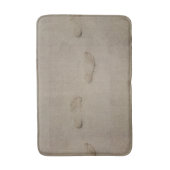 砂に足跡 バスマット (正面縦)