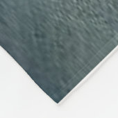 砂に足跡 フリースブランケット (角)