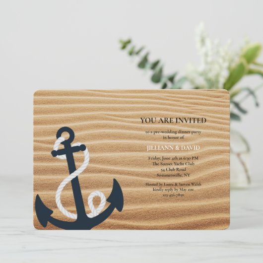 砂に錨 招待状 (スタンド正面)