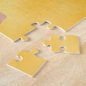 砂に頭を入れた漫画のダチョウ ジグソーパズル (側面)