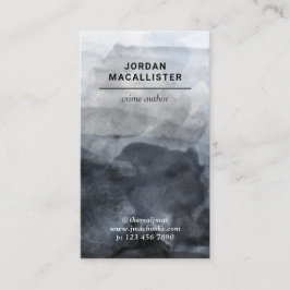 砂のような水彩画の罪の作家 名刺