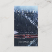 砂のような水彩画の罪の作家 名刺 (裏面)