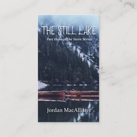 砂のような水彩画の罪の作家 名刺 (裏面)