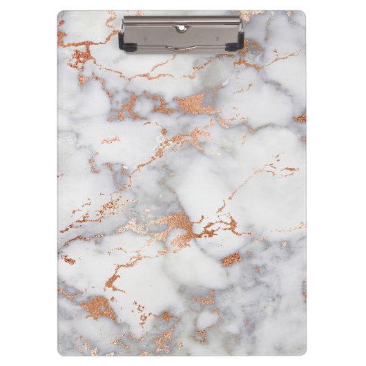 砂のアクセントと白の抽象パターン クリップボード (正面)