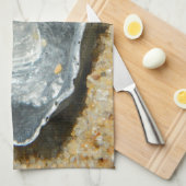 砂のカキ貝 キッチンタオル (四つ折り)