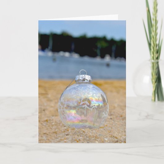 砂のクリスマス飾り カード (正面)