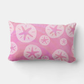 砂のドル 白とピンク ランバークッション (裏面)