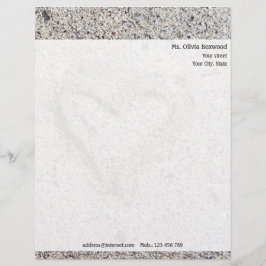 砂のハートのレター(返信先付) レターヘッド