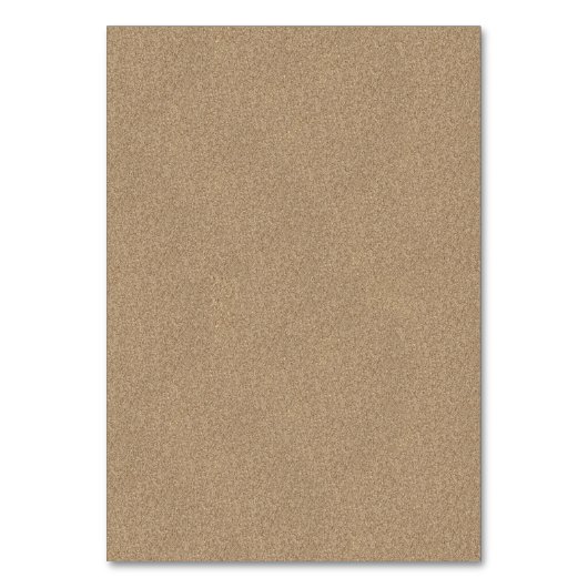 砂のハートエンクロージャカードのビーチ結婚式 テーブルナンバー (裏面)