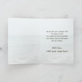 砂のハートビーチ 記念日オーダーメイド カード (内部)