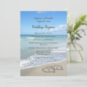 砂のハートプログラムのビーチ結婚式 (スタンド正面)