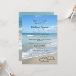 砂のハートプログラムのビーチ結婚式