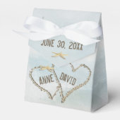 砂のハート水彩とヒトデ フェイバーボックス (正面サイド)