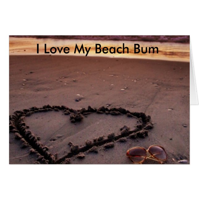 砂のハート (正面横)