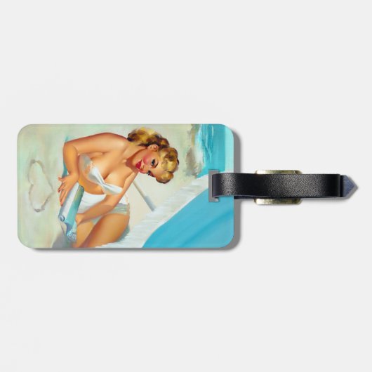 砂のハートPin ラゲッジタグ (裏面横)